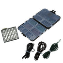 18 Compartment Fishing Tackle Box with Hooks Beads Rubber Tubes Sleeves Tool