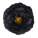 Artificial DIY Fabric Flower Black Peony Daisy Crafts Wedding Headband Straw Hat