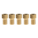 5x Presta to Schrader Valve Adapter Converter Bike Pump Tube