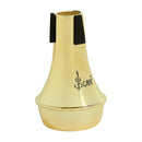 Durable Practice Straight Cup Mute Silencer Sourdine for Trumpet Parts Accessory Golden