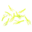 10 x Rubber Crayfish Shrimp Lures for Jig Or Drop Shot Fishing Perch 5.5cm