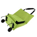 Oxford Foldable Wheel Bag Shopping Camping Trolley Storage Carrier Cart Tote Laundry Basket Luggage Shoulder Hand Tote Bag