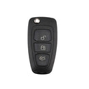 3BTN Flip Remote keyless Key Fob Case Shell W/ HU101 Blade For Ford Focus Fiesta 2013