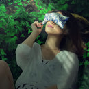 Lavender + Flax Seed Filled. Silk Fabric Eye Pillow Use for Yoga, Natural Sleep Aid, Meditation, Great Relaxation Gift