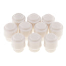 10Pcs Toggle Switch Knobs Tips Cap Button for ST SQ TL Electric Guitar White