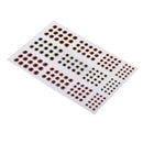 183x Artificial 3D Fishing Lure Eye Sticker for Fly Tying Lure Craft 4 Sizes