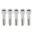 5 Pieces M10*50 GR5 Titanium Alloy Hex Allen Socket Head Cap Screws Bolts