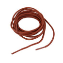 3mm Waxed Cotton Round Shoelaces Dress Party Accessory Dark Brown 100cm