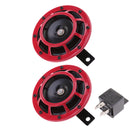 Car High Low Dual Tone Air Horn Trumpet With Relay Super Loud 12V 118dB