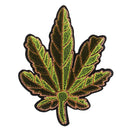 New Embroidered Leaf Shaped Applique Iron On Sew On Patches for Clothes Bags Hat Decor