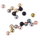 20PCS Stainless Steel Piercing Jewelry Replacement Balls 1.2mm X 3mm