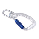 23KN/5070lbs Heavy Duty Auto Locking Outdoor Climbing Carabiner with Swivel Eye CE Certified