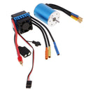 Waterproof 3650 4300KV Brushless Motor with 60A ESC for 1/10 RC Car Truck