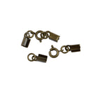 12pcs Crimp Lobster Clasp Metal Clip Ends Extender Chain Findings DIY Crafts