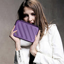 Electronic Accessories Bag for Universal Cable USB Waterproof Travel Digital Product Organizer Case for Hard Drive Charger Handbag Purple
