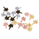 Wholesale 20pcs Mixed Color Maple Leaf Charm Pendant Beaded Jewelry DIY