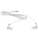 3.5mm In-Ear Stereo Headpset Noodle Earphone Running Sport for Samsung Phone MP3 1meter/3ft White