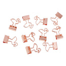 10 Pieces Flamingo Bookmark Planner Paper Clip Metal Paper Clips Flamingo Bookmark Planner Tools Scrapbooking Tools Metal Binder Paperclip Bookmarks for Book Stationery