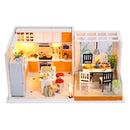 DIY Handcraft Miniature Wooden Doll House Project Kit w/ Light Music Box 2