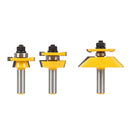 3Pieces Carbide 1/2 Inch ROUTER BITS Set Wood Milling Cutter for wood/milling tools/wood milling cutter