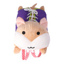 Kid Basic Life Skills Learning Toys Plush Hamster Doll Learn to Zip Button Snap Lace Threading Shoes Educational Toy Brown