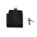 PU Leather Pouch Purse Bag Outlet Storage Bag Hanging Box Car Accessories Black