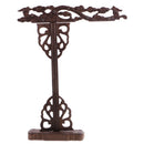 12Hook Brush Rack Chinese Calligraphy Pen Holder Stand for Large/Small Brush