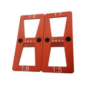 Metal Dovetail Marker Template 4 Size 1:5 1:6 1:7 1:8 Set Dovetail Template