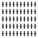 Double Barbed Connector Fitting 4/7mm Tubing Garden Agricultural Garden Lawn Pack of 50