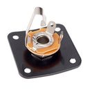 35x35mm Metal Square Guitar Jack Plates Cover for LP Electric Guitar Accessories Black