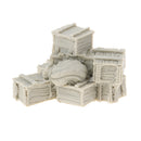 1/35 Resin Figure Resin Boxes and Bags Model Resin Kit Resin Soldier Scene