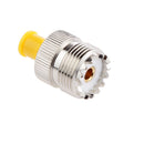 SMA Plug with Female Pin in to UHF Jack with Female Basket in Adapter
