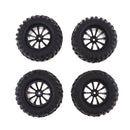 96mm Rubber Tires Tyres 1.9'' Wheels for 1/10 RC Crawler Monster Truck Car