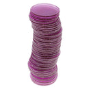 40 Pcs Plastic Count Bingo Chips Markers for Bingo Game Cards Professional Purple
