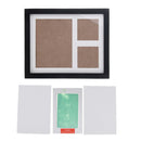 Baby Handprint Footprint Frame Kit with Lasting Green Ink Pad Standing on Table Room Office Wall Decoration 23x28x2cm