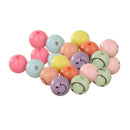 20 Pieces Acrylic Smile Face Loose Beads Round Bead Beading DIY Bracelets /Necklaces/Jewelry Findings
