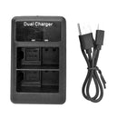 LCD Display Battery Charger Charging with USB Port for Nikon EN-EL15/EL15A