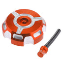 CNC Aluminum Fuel Gas Tank Cover Cap&Breather Valve For KTM 200 EXC 1998-05