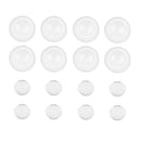 8 Pieces Plastic Half Round Eyes Eyeballs For Mask Doll Bear Toy Making 10mm