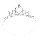 Children's Wedding Crown Headband 36.5cm Circumference Crystal Rhinestone Hairband For Kids Girls