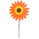 Beautiful 36cm DIY Sunflower Windmill Wind Rotator Kid Outdoor Playground Toy Nursery Venue Decor Kits Orange