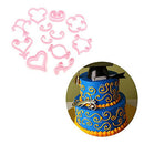 12 Piece Fondant Flower Pattern Mould Cake Decorating Bake Mold Cutter Tool