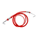 Bike Bungee Fixed Strap Band Elastic Tie Luggage Rope Cord With Hooks Red