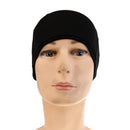 Black Cycling Skull Cap / Helmet Liner / Running Beanie - Ultimate Thermal Retention and Performance Moisture Wicking Fits for Under Helmets