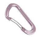 Aluminum Alloy D-Shape Outdoor Hiking Camping Carabiner Bottle Bag Keyring Hanging Snap Carabiner - Purple