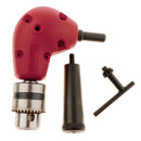 Metal 3/8inch 90 Deg Right Angle Power Drill Corner Attachment Chuck Adapter