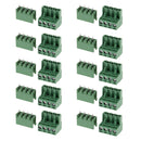 10pcs 5.08mm Straight 4 Pin Screw Terminal Block Connector Pluggable Type