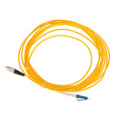 5 Meters Single Mode Simplex Fiber Optic Drop Wire Cables FC-LC Yellow
