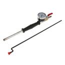 Car Tire Compressor Inflator with Tyre Air Pressure Gauge and Lever Bar