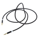 Long AUX Cable [3ft/1m - Copper Shell, Hi-Fi Sound Quality] - 3.5mm Audio Cable / Auxiliary Cable / Aux Cord for Car Stereos, Beats Series, Sony Series, iPod, iPhone and More Black